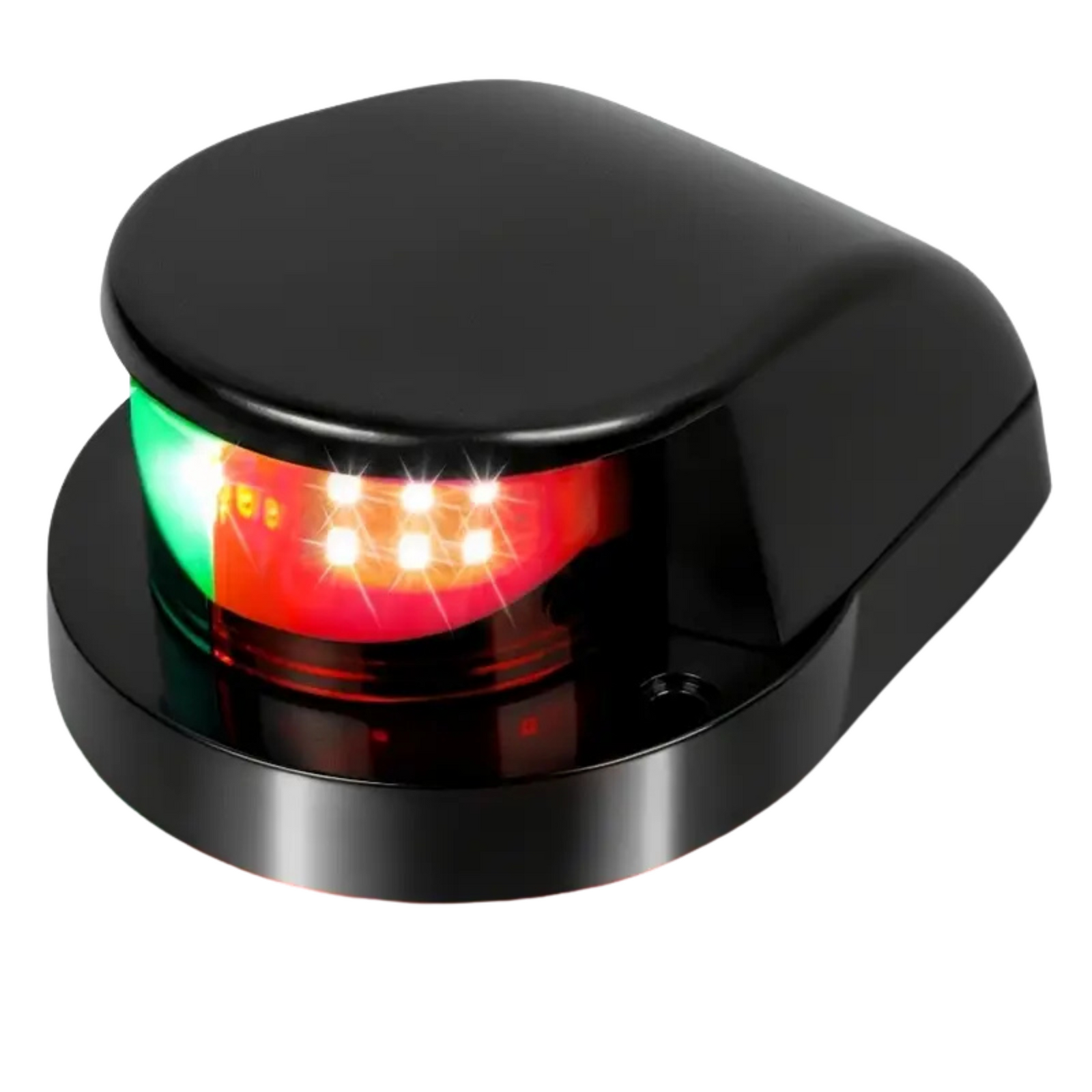 KPF 12V LED Navigaatiovalo veneisiin – punainen / vihreä, 225° kulma