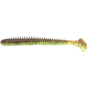 Keitech Swing Impact Jigi 3.5" 8kpl | Green Pumpkin/Chartreuse
