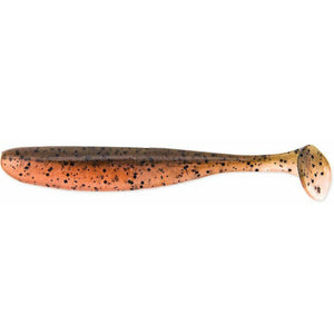 Keitech Easy Shiner Jigi 4.5" 6kpl | Green Pumpkin/Fire