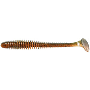 Keitech Swing Impact Jigi 3.5" 8kpl | Green Pumpkin Fire