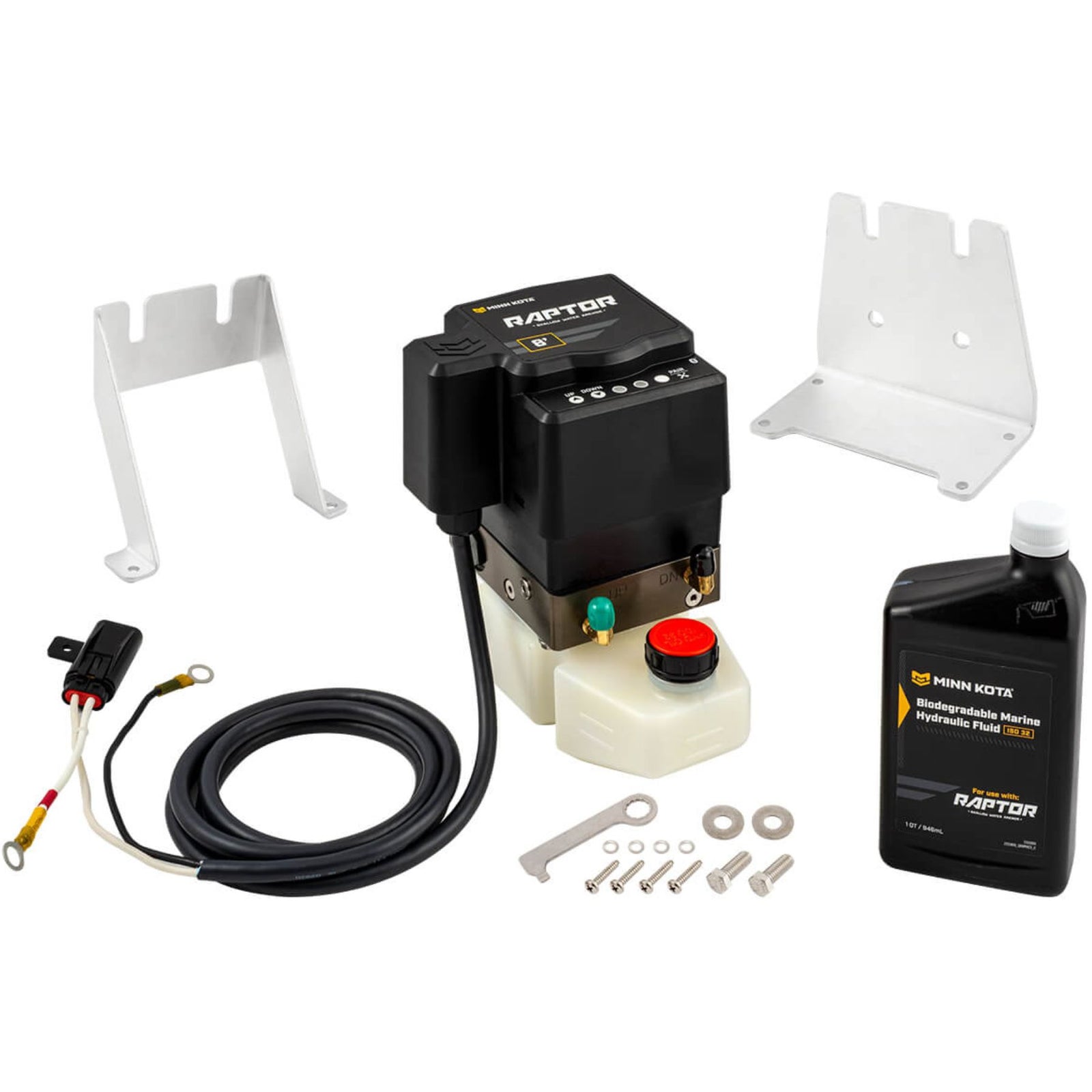 Minn Kota Raptor 10 AA Matalavesiankkuri | Musta