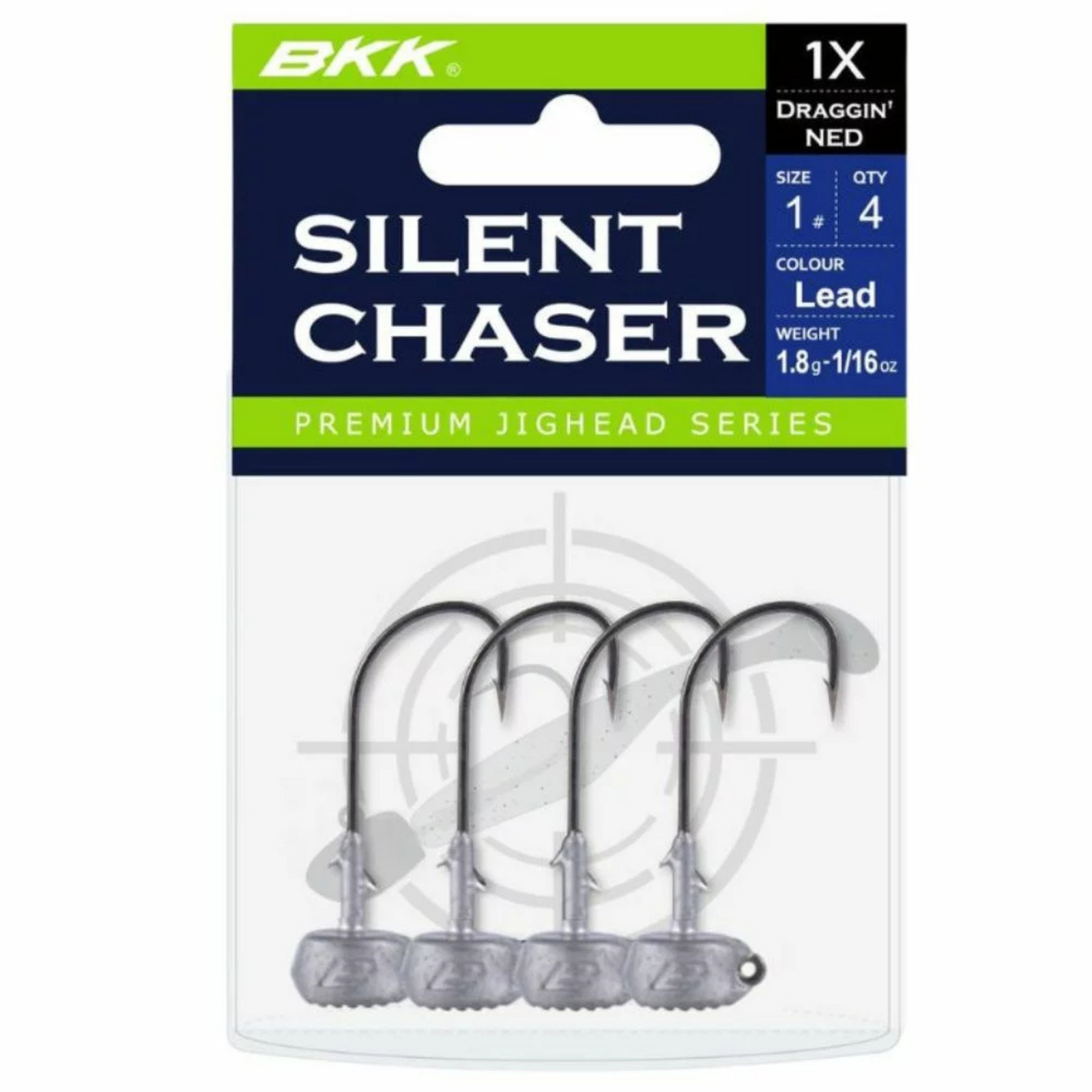 BKK Silent Chaser Draggin' NED Jigipää 4kpl | Lead