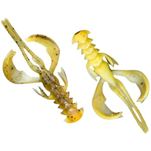 Crazy Fish Nimble kelluva Jigi 2.5" 7kpl | Caddisfly Pupa (4D)