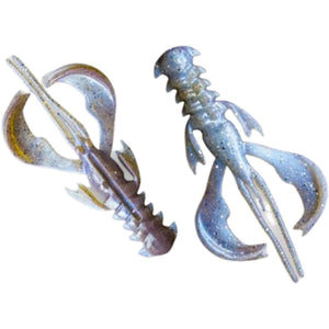 Crazy Fish Nimble kelluva Jigi 3.2" 6kpl | Swamp Pearl (3D)