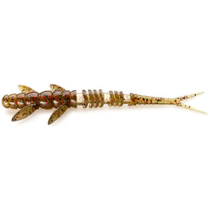 FishUp Flit Jigi 3" 8kpl | Green Pumpkin/Red & Black