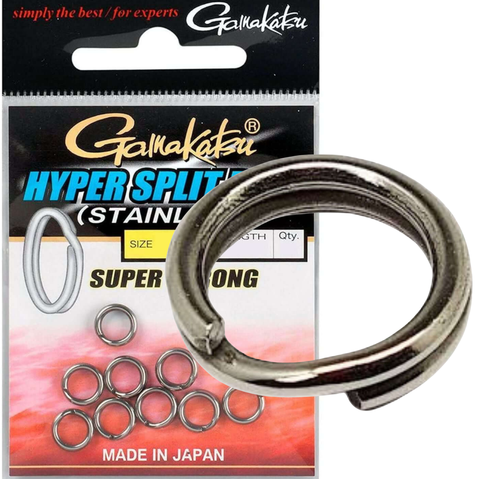 Gamakatsu Hyper Split Ring Uistinrengas