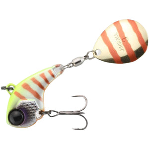 Jackall Deracoup Spintail 10.5g | Charteuse Back Bluegill Stripe