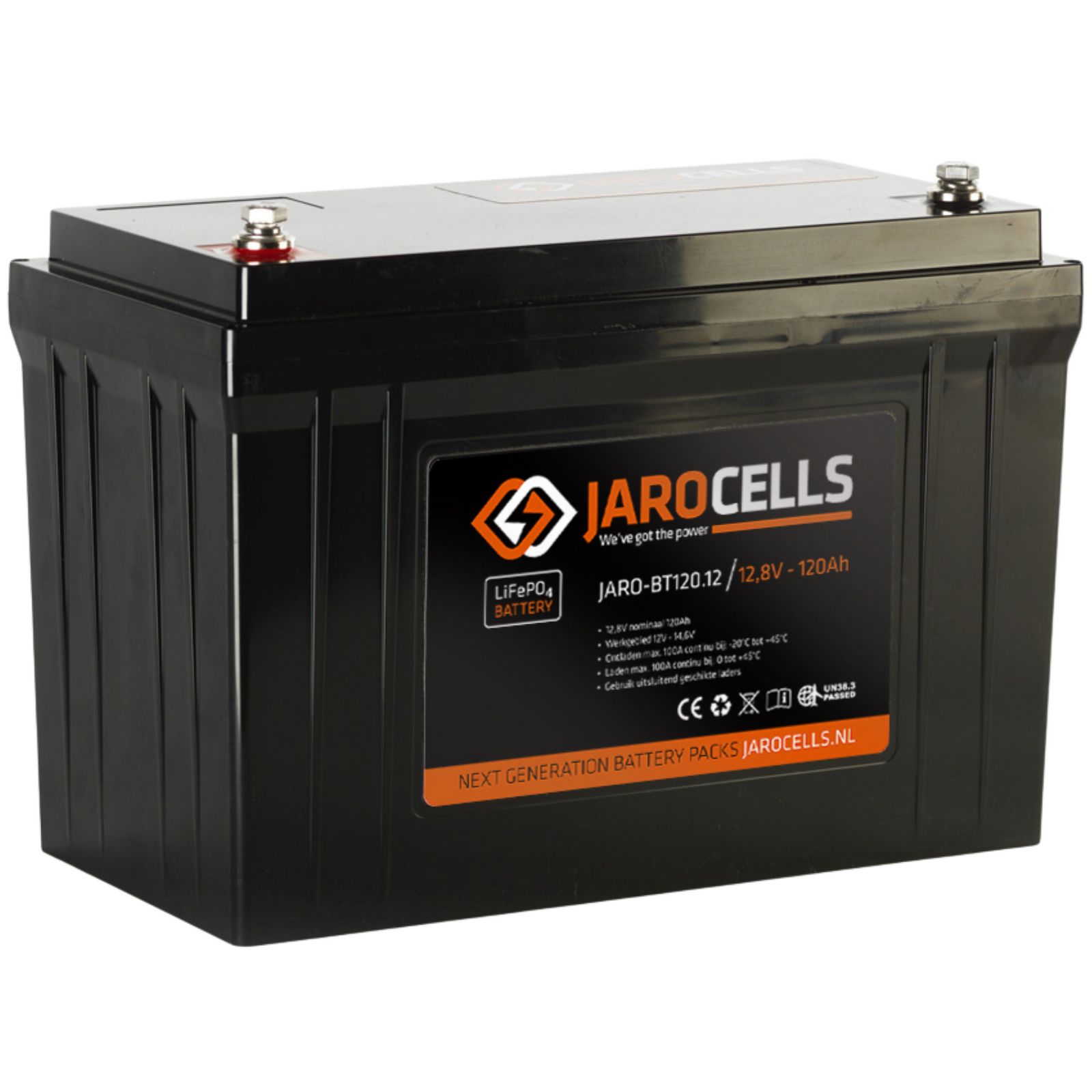 Jarocells Litiumakku 12V 90Ah BT LiFePO4