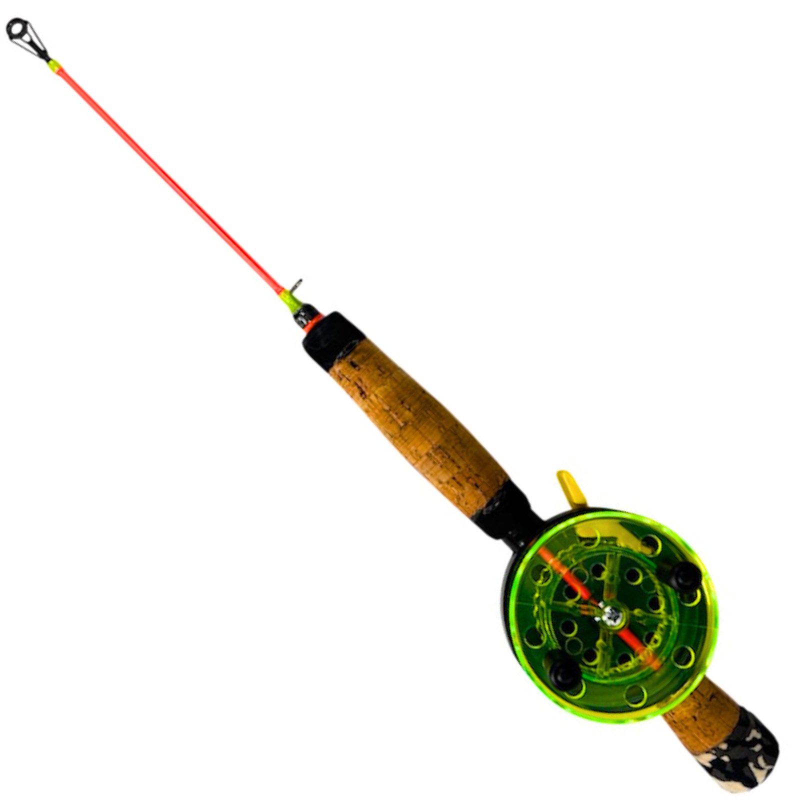 Kirpunvapa Käännetty Delfin 70mm 42cm Pilkkivapa vaakapuola | Notkea - FL. Oranssi