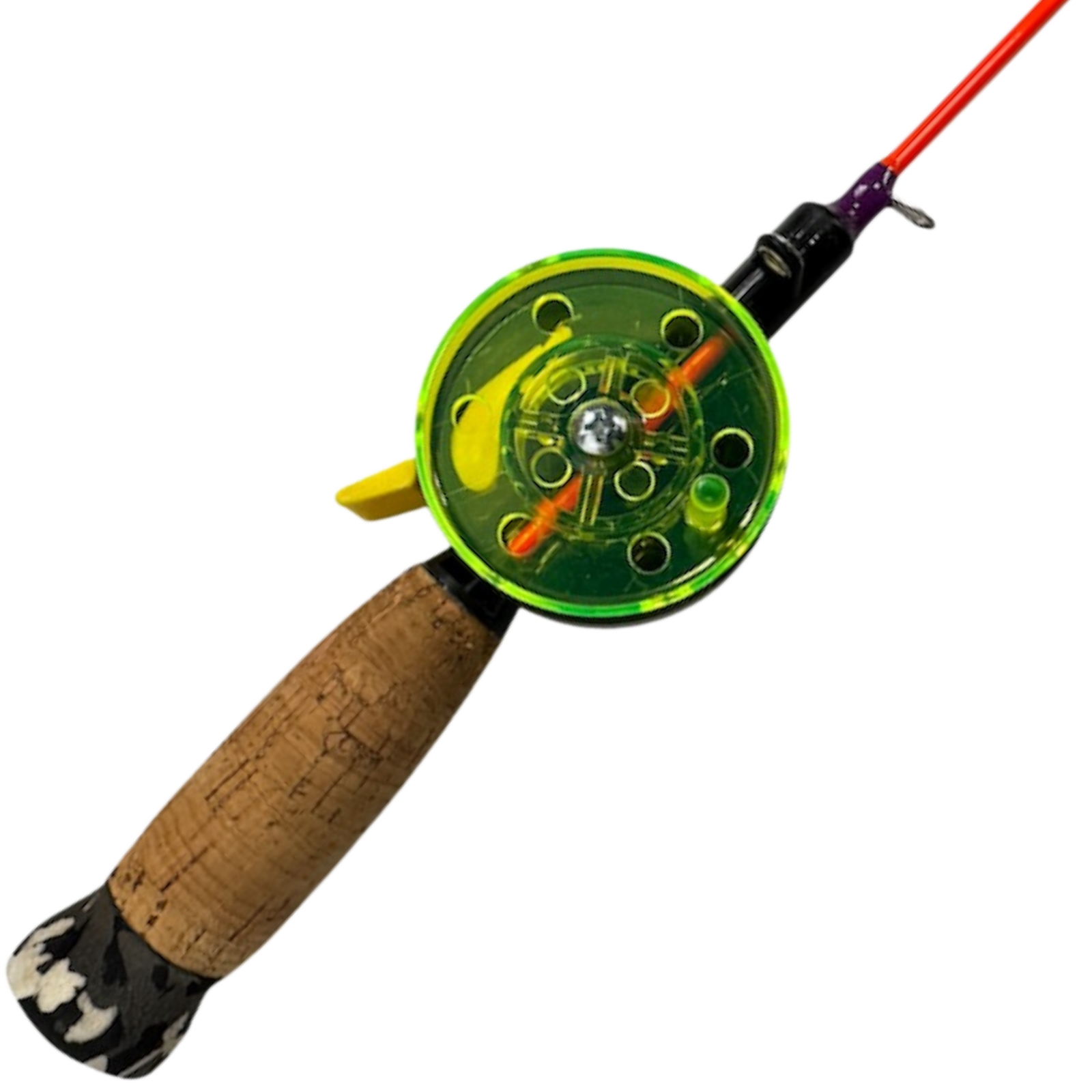 Kirpunvapa Modattu Delfin 50mm 40cm Pilkkivapa vaakapuola | Notkea - FL. Oranssi