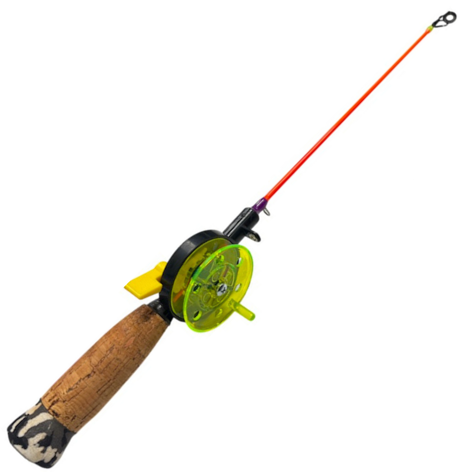 Kirpunvapa Modattu Delfin 50mm 40cm Pilkkivapa vaakapuola | Notkea - FL. Oranssi