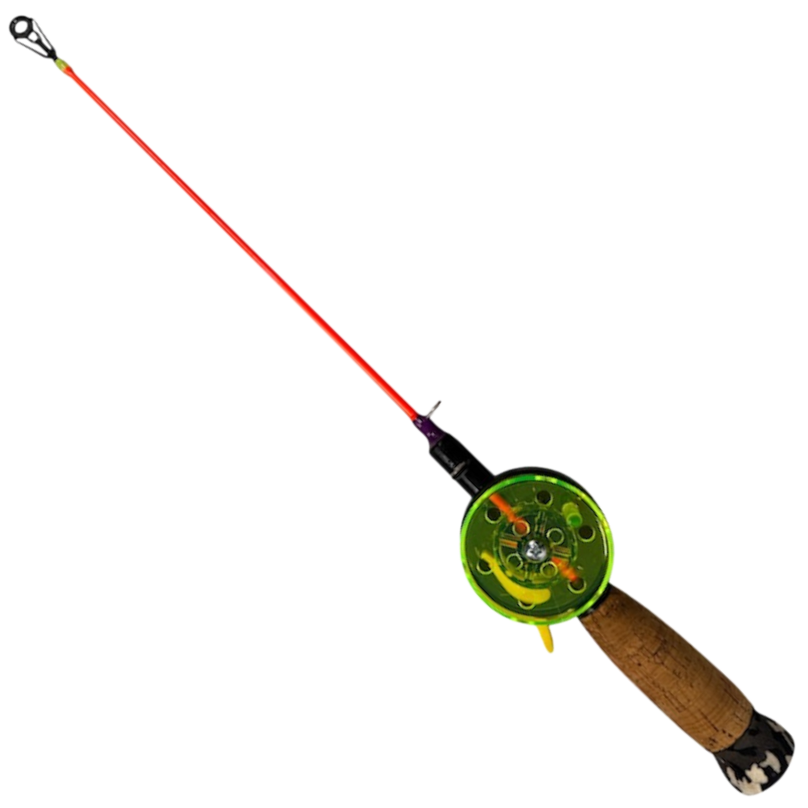 Kirpunvapa Modattu Delfin 50mm 40cm Pilkkivapa vaakapuola | Notkea - FL. Oranssi