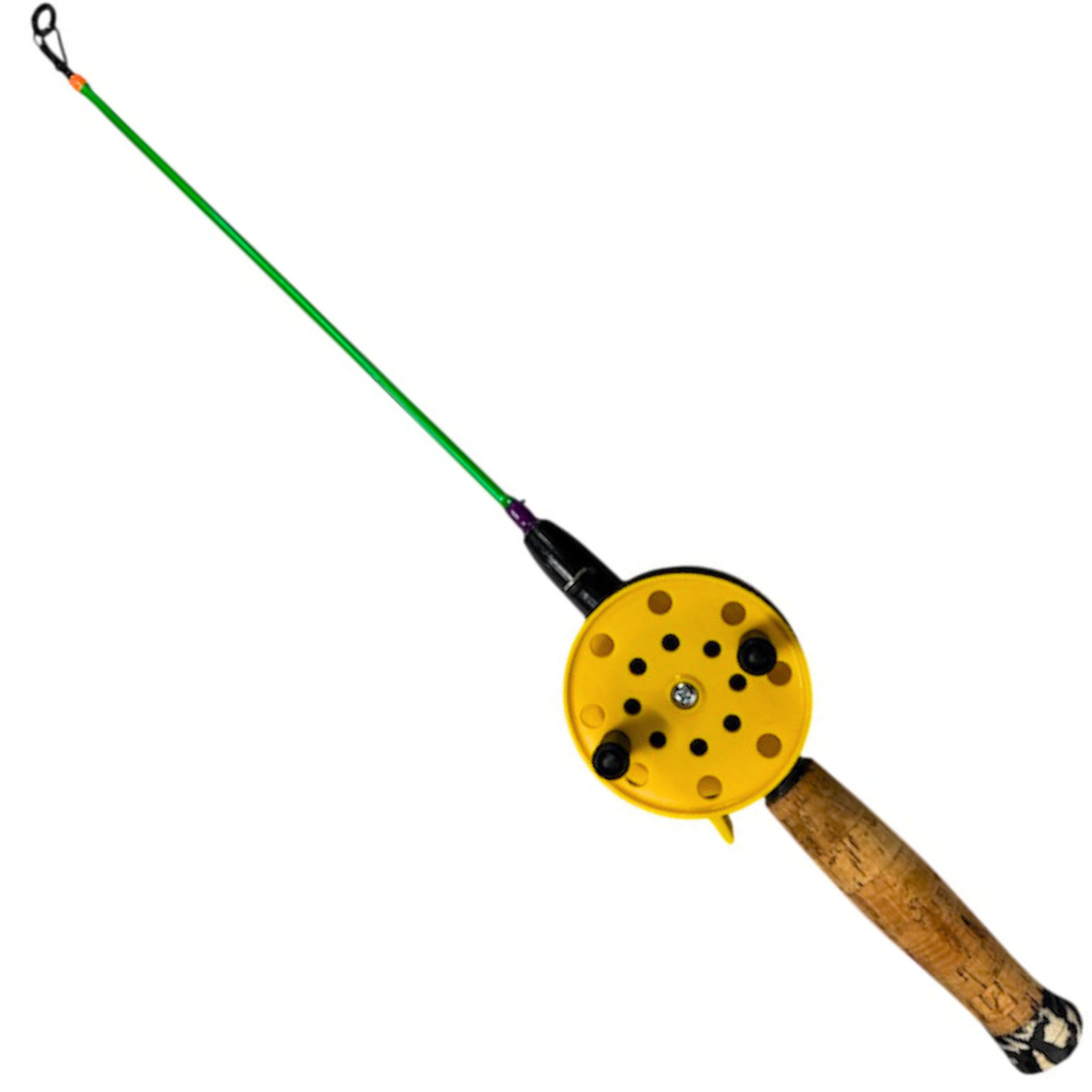 Kirpunvapa Modattu Delfin 70mm 47cm Pilkkivapa pystypuola | Jäykkä - FL.Vihreä