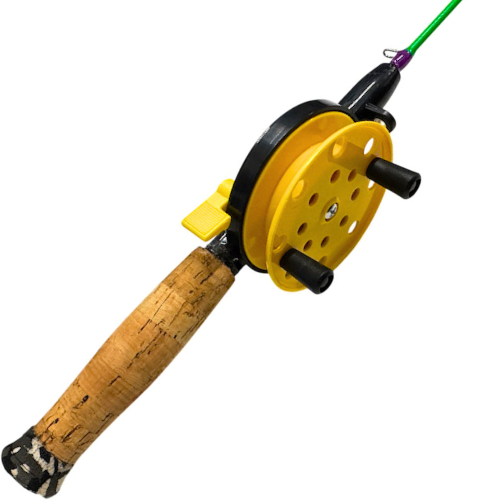 Kirpunvapa Modattu Delfin 70mm 47cm Pilkkivapa pystypuola | Jäykkä - FL.Vihreä