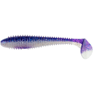Keitech Swing Impact FAT Jigi 3.8" 6 kpl | Purple Ice Shad