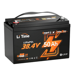 LiTime LiFePo4-litiumakku | 36V 50Ah Bluetooth