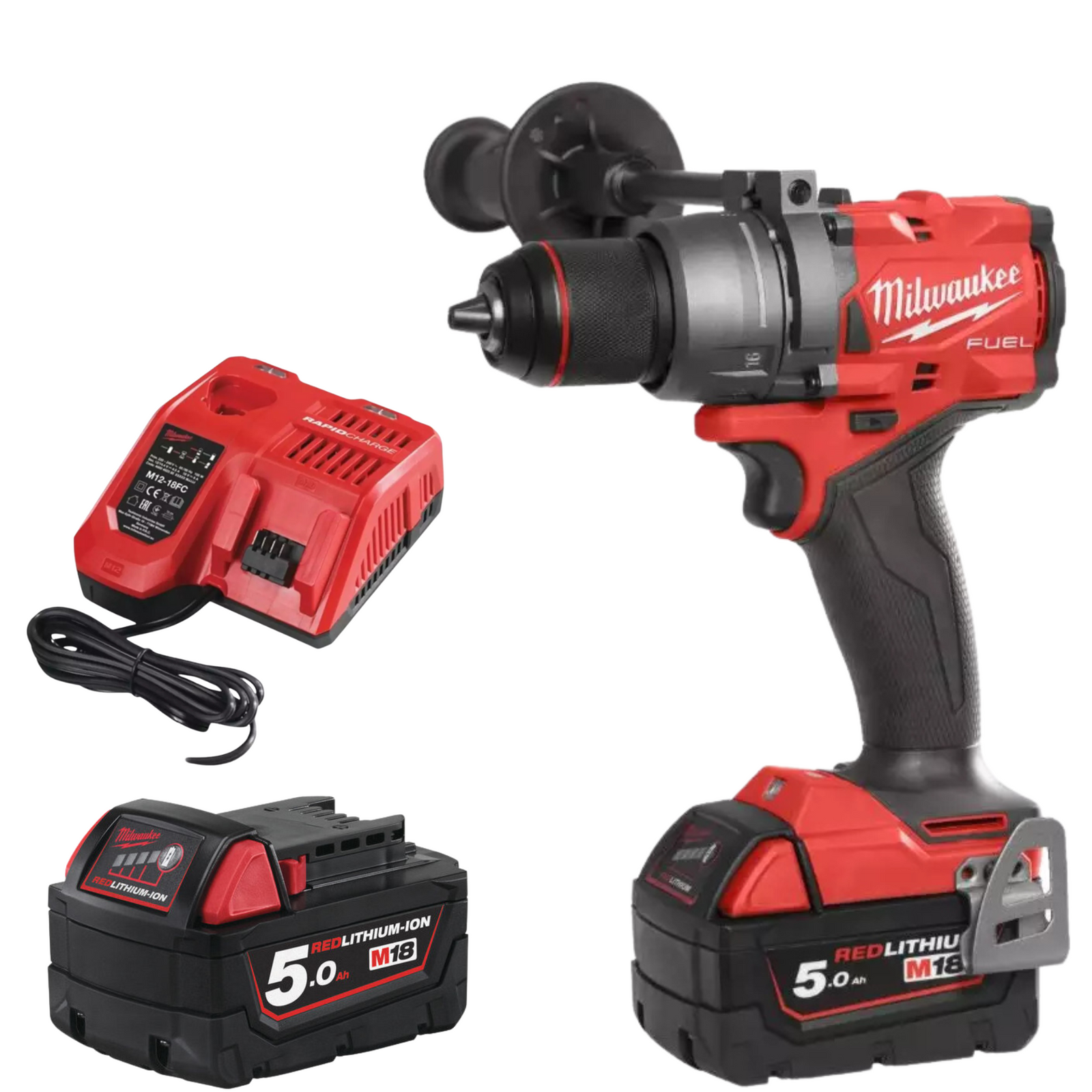 Milwaukee M18 FPD3-502X Akkuporakone Jääkairaan sis. 2×5Ah akut, laturin ja laukun