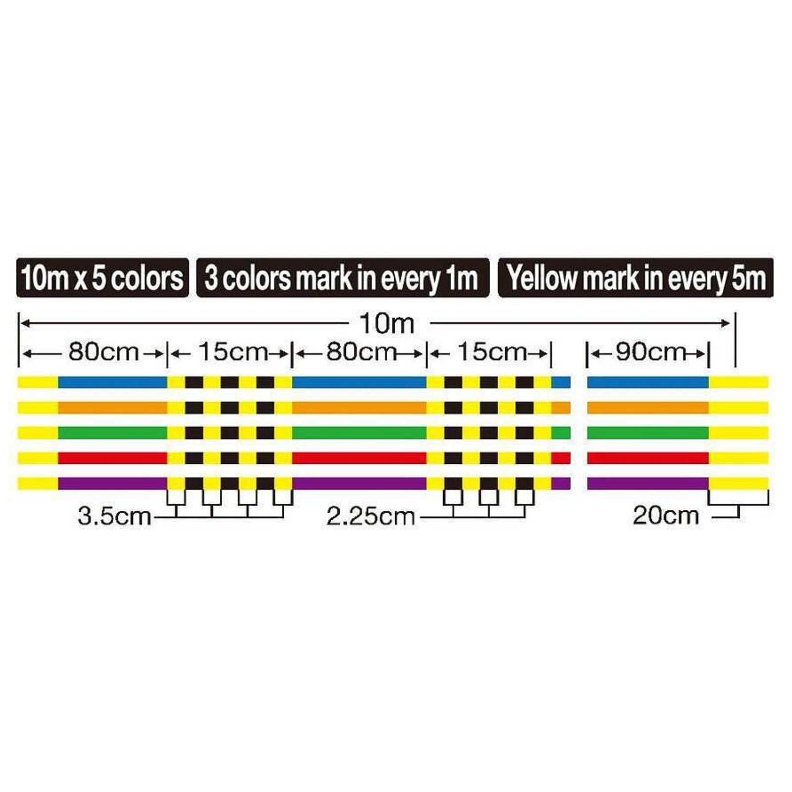 Owner Kizuna X8 Kuitusiima 150m | Multicolor