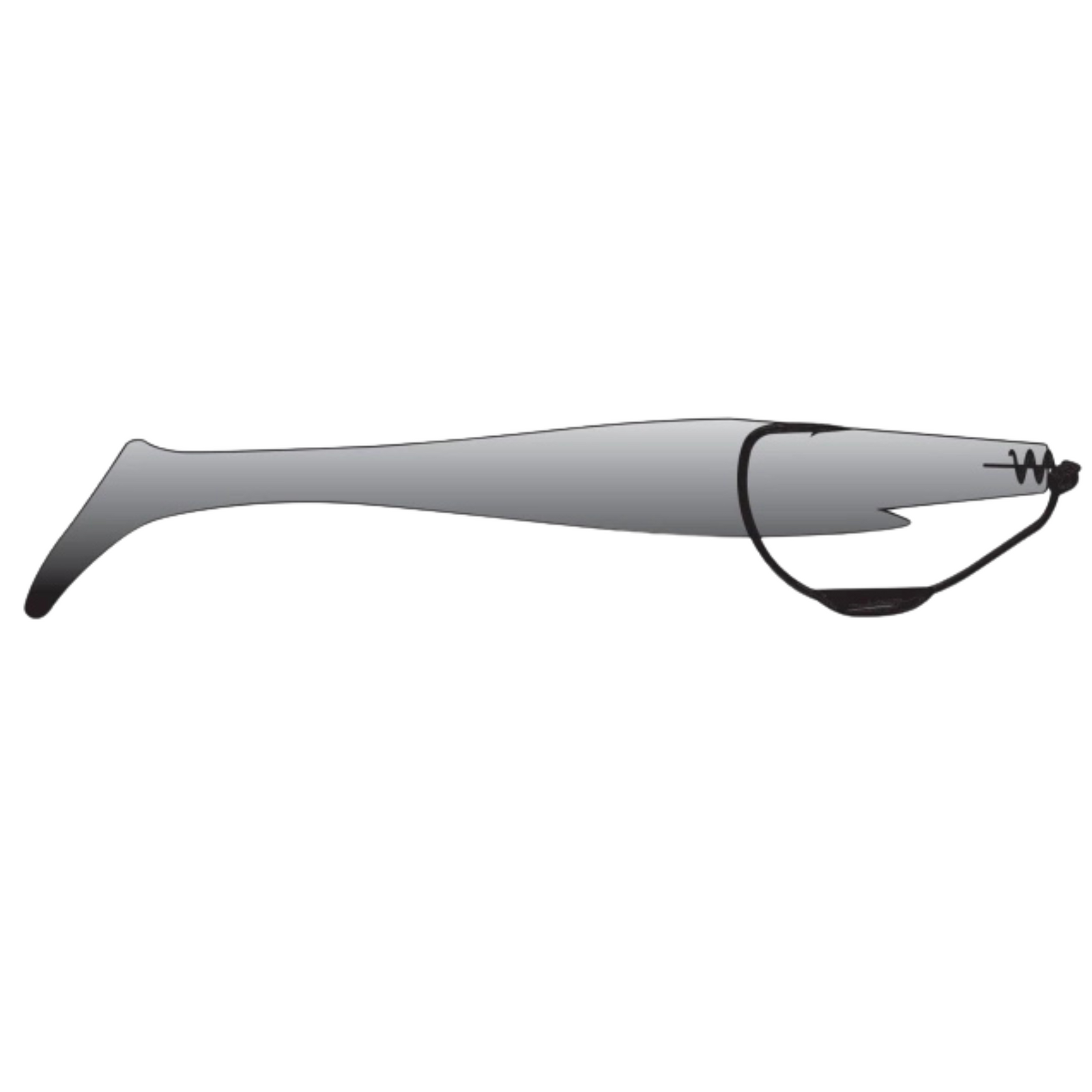 Strike Pro The Pig Shad Haukijigi 23cm 90g 1kpl | Dirty Roach