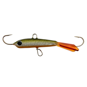 Pilkkipaja Pommi Levypyrstö Tasapaino 78mm 18g | Oliivi hile