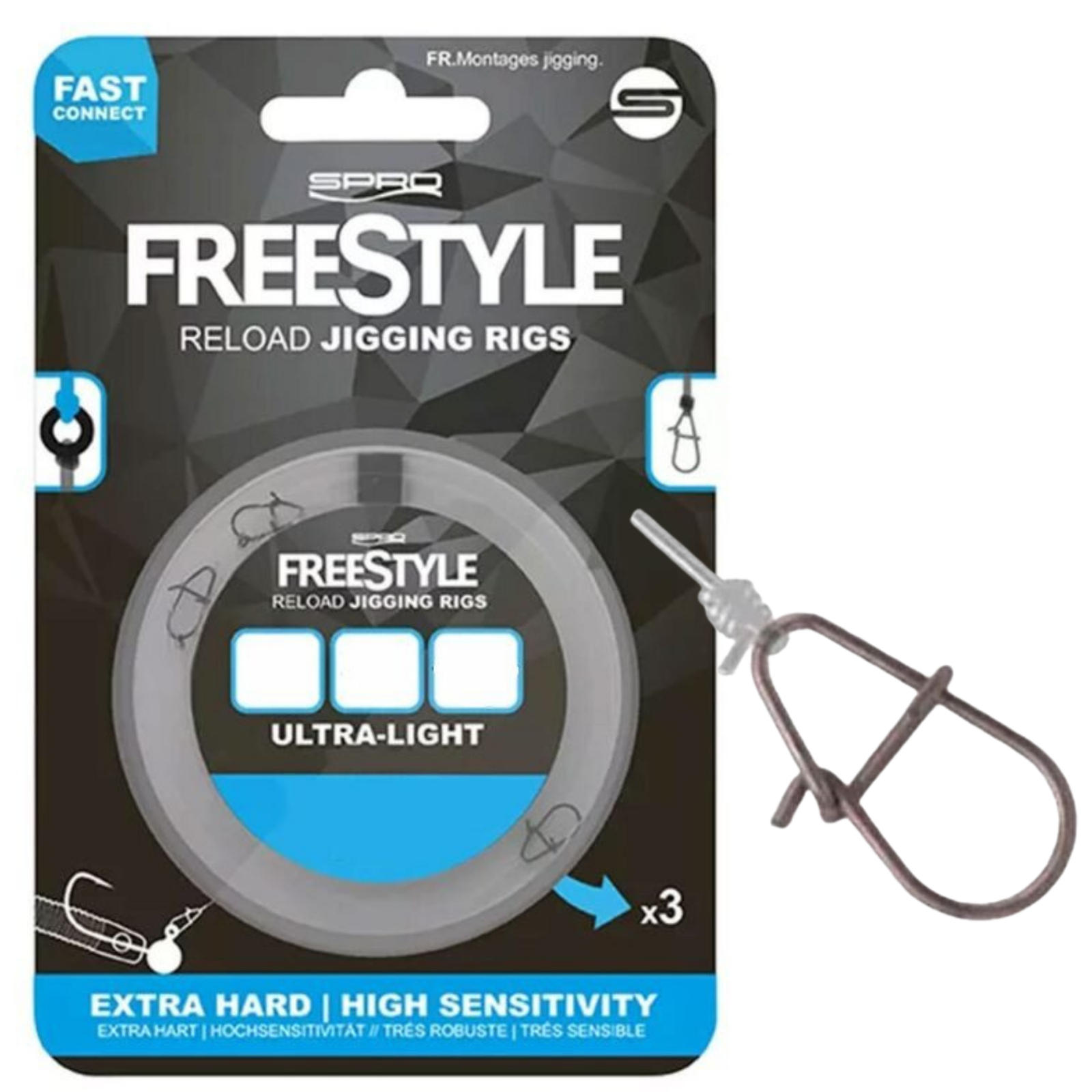 SPRO Freestyle Fluorocarbon peruke 68cm 0.35mm 3kpl