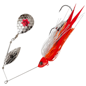 Savage Gear Da Bush Spinnerbait 32g | Red Head Silver