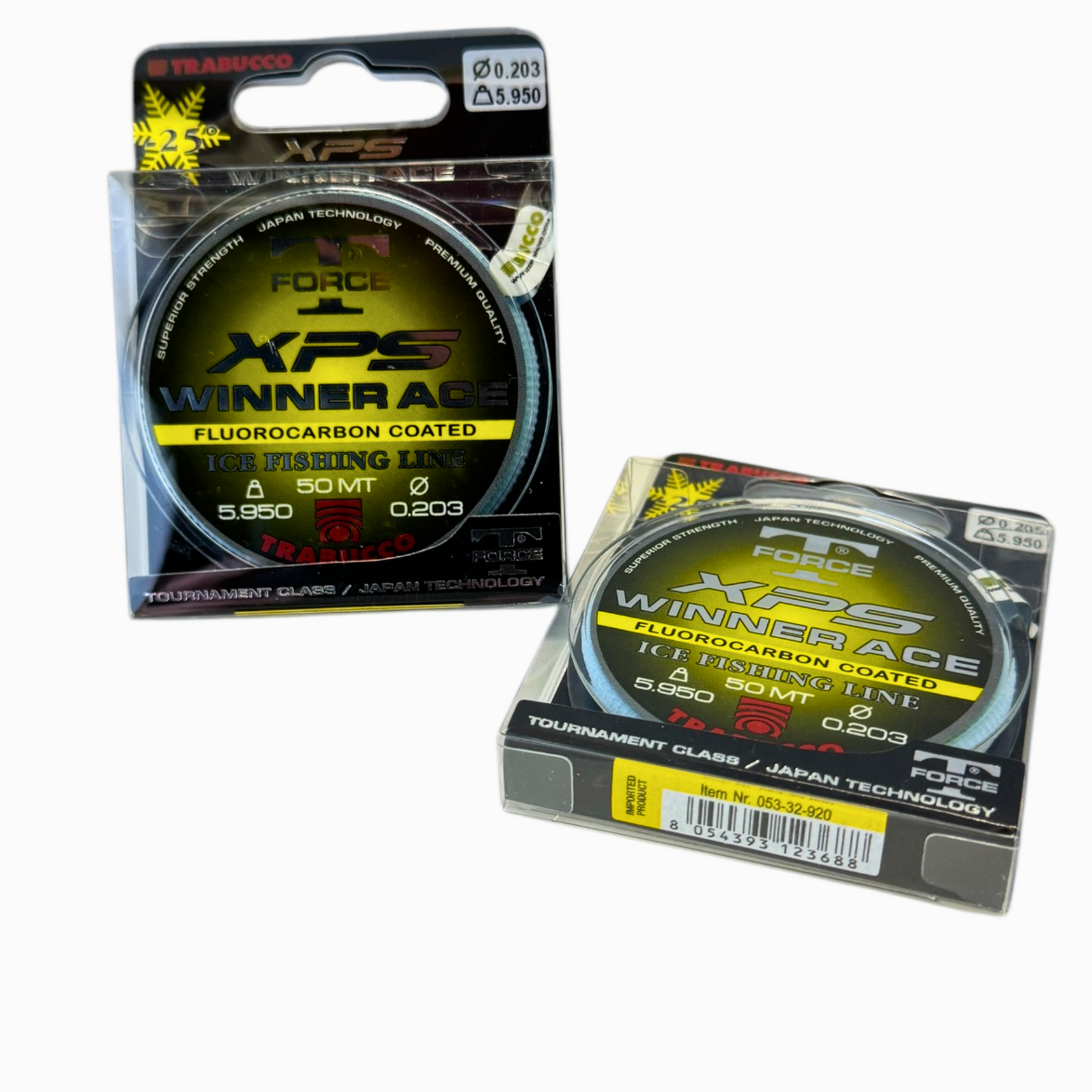 TRABUCCO TF XPS Winner Ace 50m Pilkkisiima | Fluorikeltainen