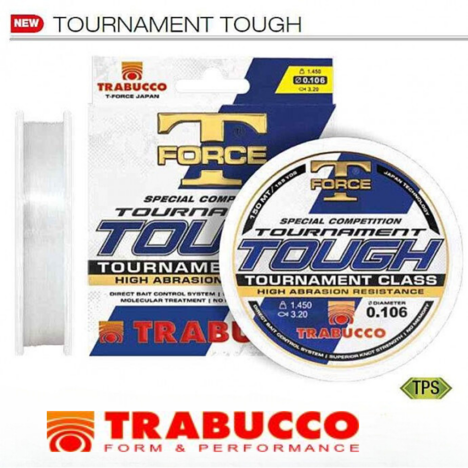 Trabucco T-Force Tournament Tough Monofiilisiima 150m | Kirkas