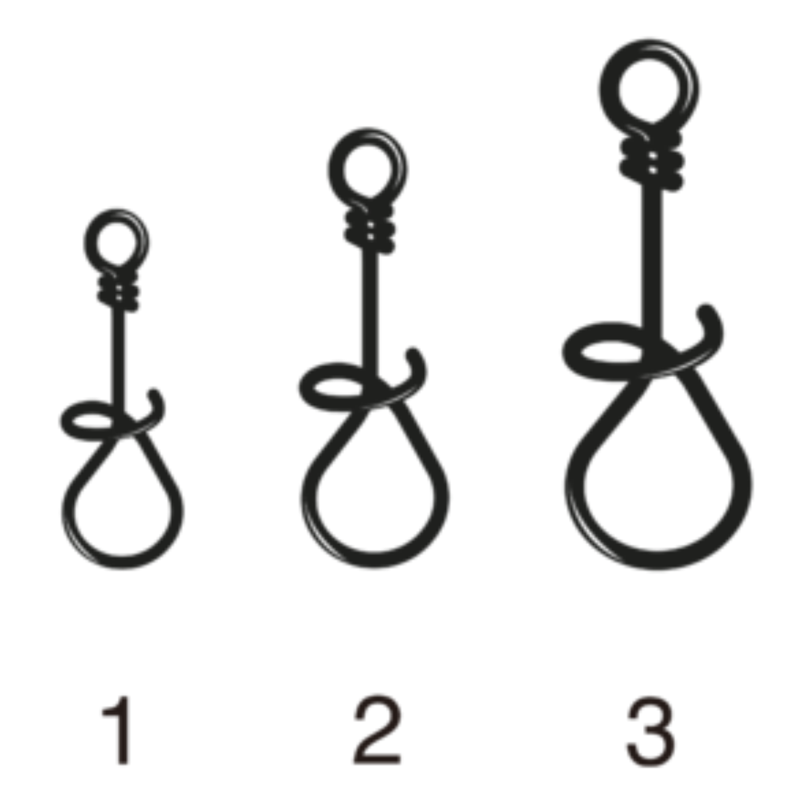 VMC 3546BN Curly Snap Viehelukko 10kpl