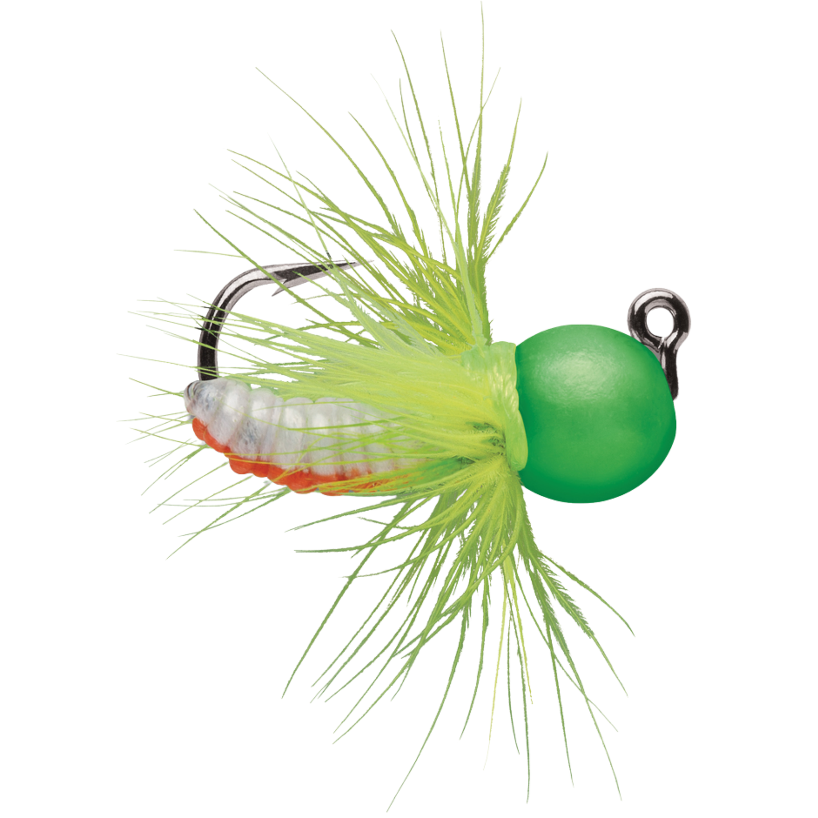 VMC Tungsten Fly Jig perho-morri 1,8g | Green Orange Glow