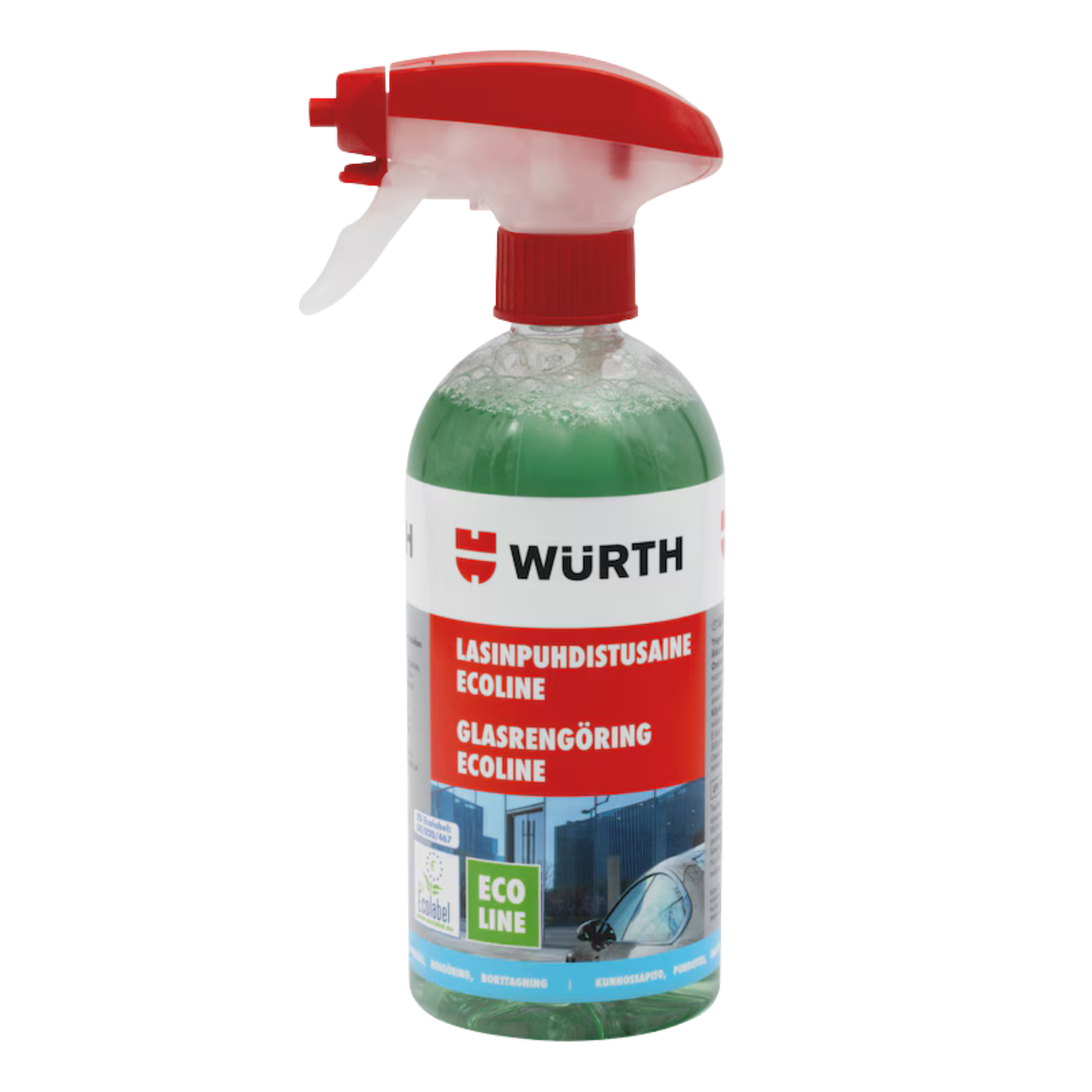 Wurth Ecoline Lasinpuhdistusaine 500ml