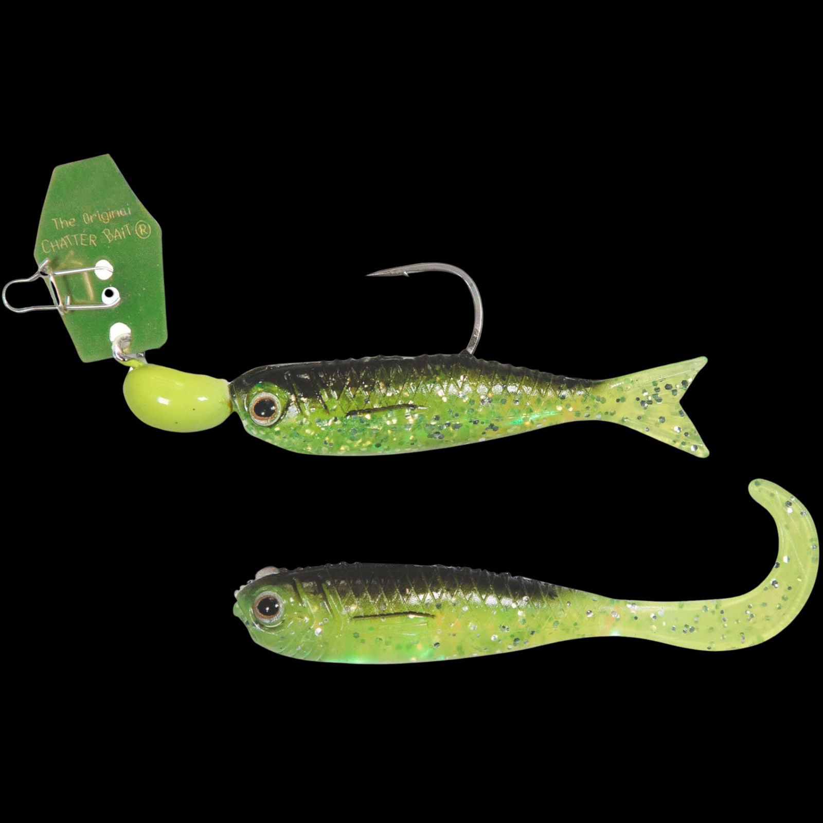 Z-MAN ChatterBait Flashback Mini 3.54g | Chartreuse / Rainbow