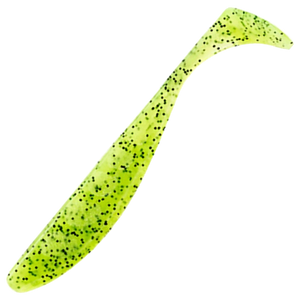 FishUp Wizzle Shad Jigi 3" 8kpl | Chartreuse/Black