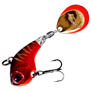 Jackall Deracoup Spintail 14g | HL Red Tiger