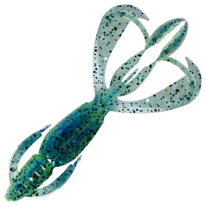 Keitech Crazy Flapper Jigi 2.4" 10kpl | Blue X Chart
