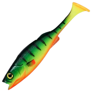 LMAB KØFI Perch Shad Jigi 9cm 4kpl | Firetiger