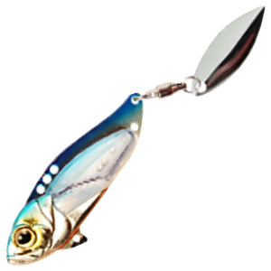 Strike Pro Astro Vibe Willow UV Blade 17.7g 5.5cm | Blue Silver OB