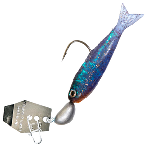 Z-MAN ChatterBait Flashback Mini 3.54g | Silver / Blue