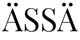 "Ässä" logo