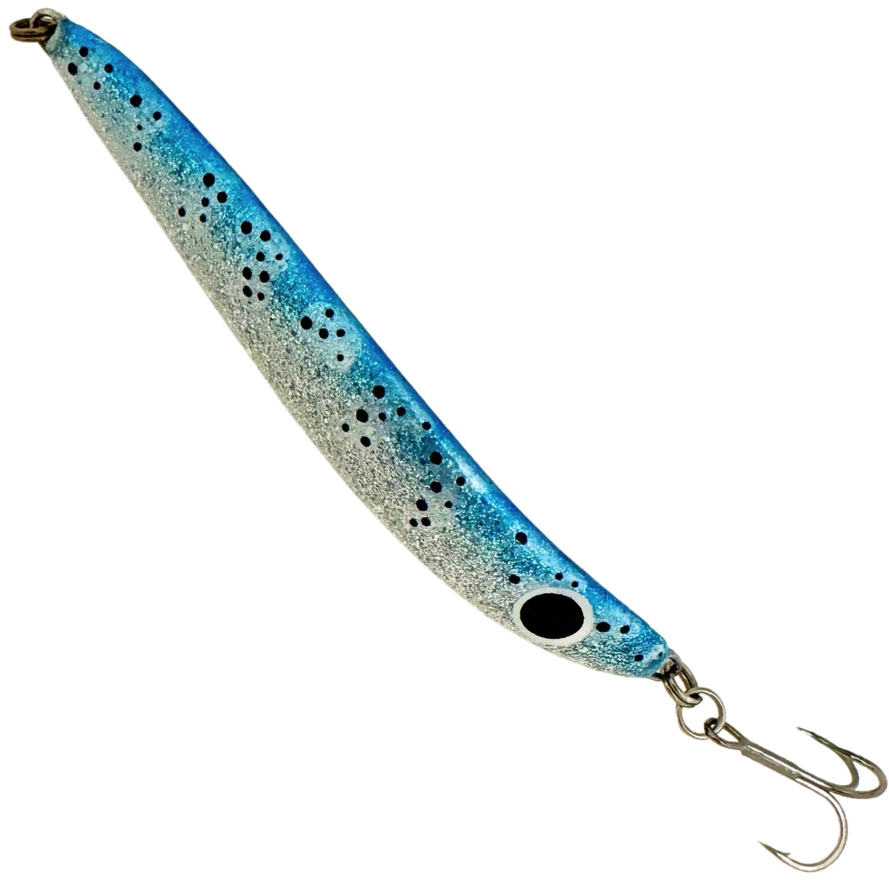 M Lures Vajokki LAIHIS Meritaimenviehe 17g 100mm | Sinihilesilakka 015