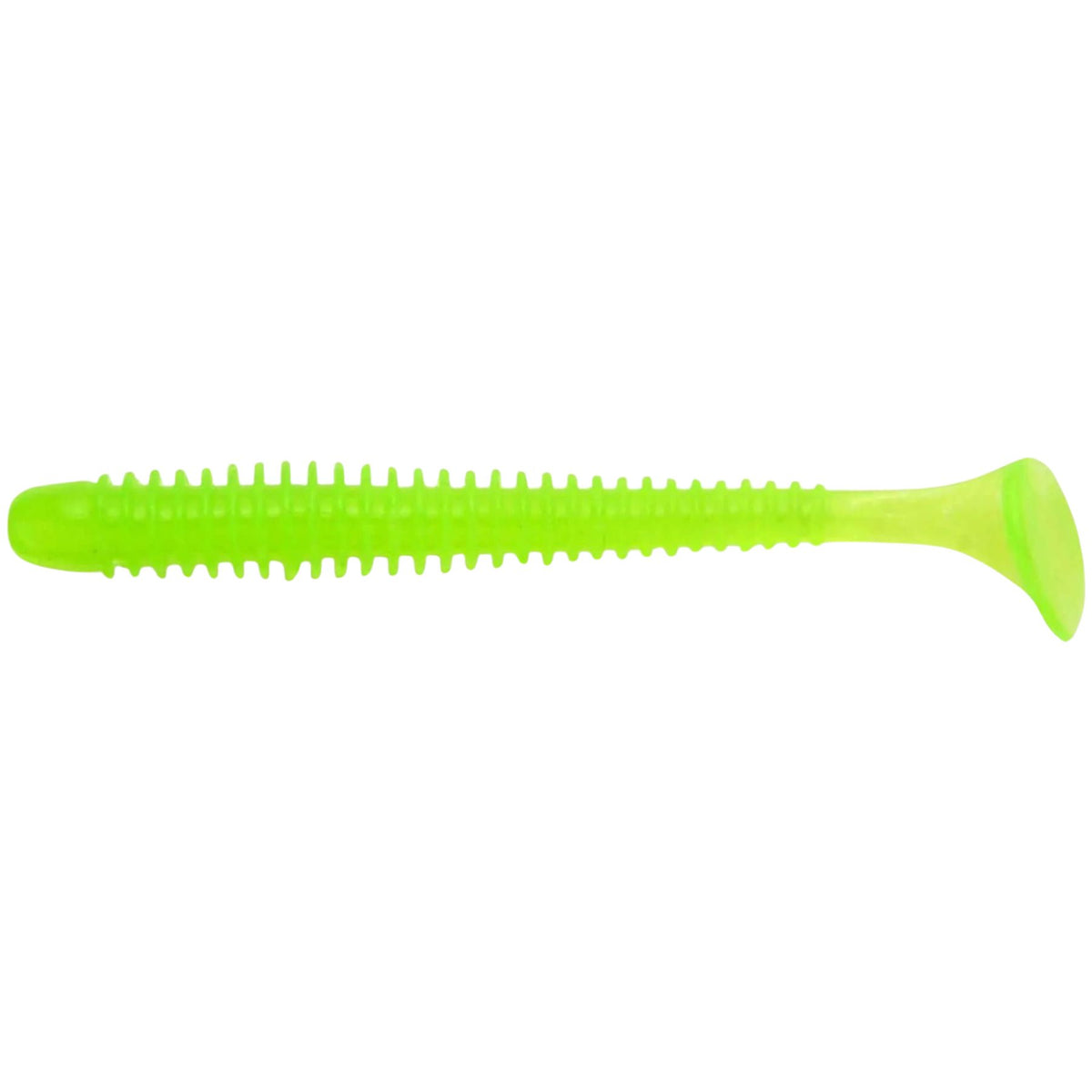 Keitech Swing Impact Jigi 2.5&quot; 10kpl | Clear Chartreuse Glow