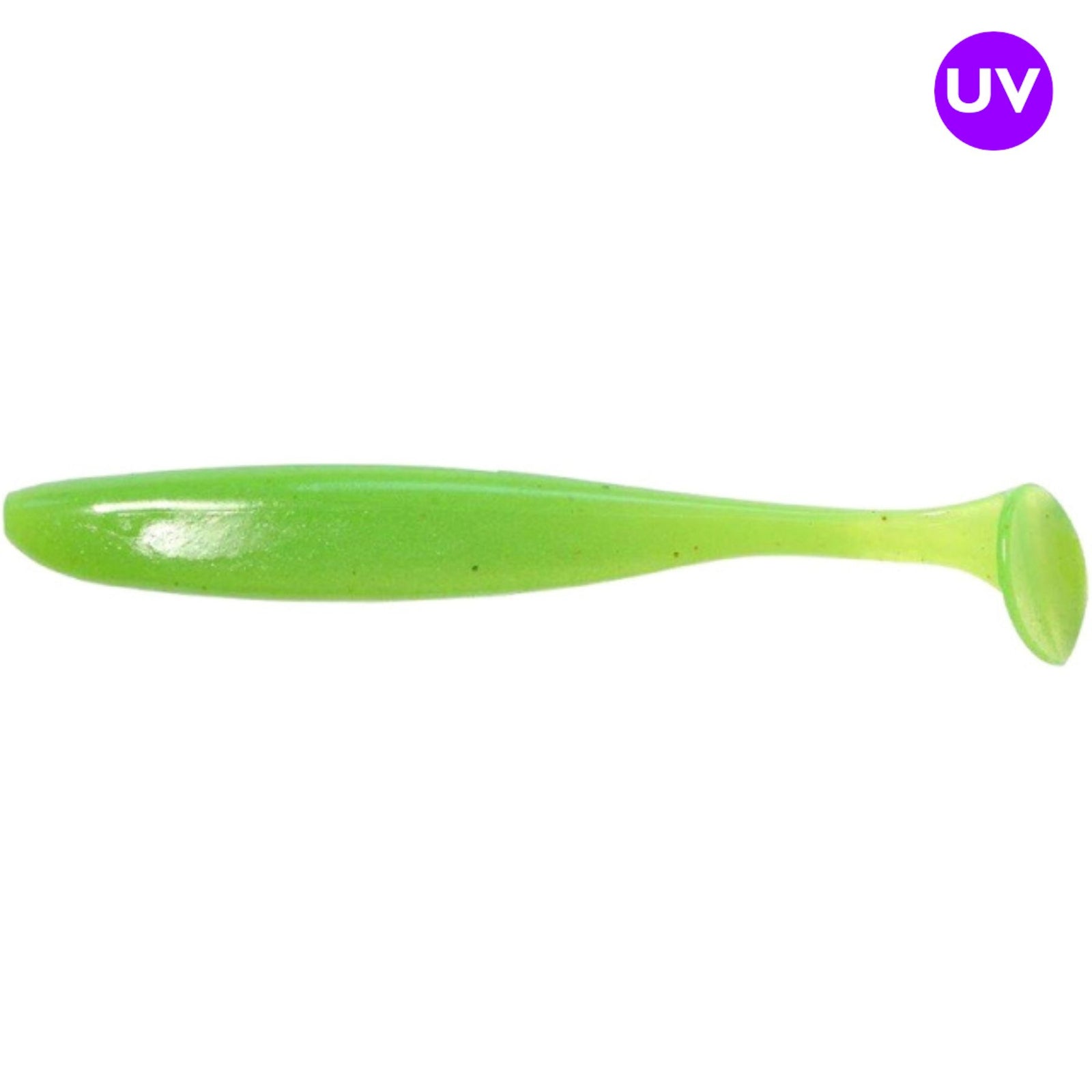 Keitech Easy Shiner Jigi 4" 7kpl | Clear Chartreuse Glow