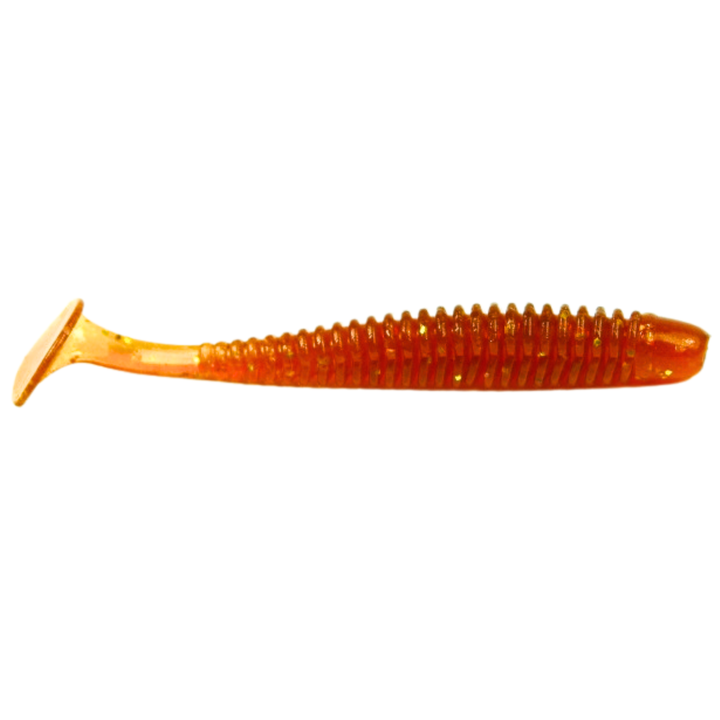 Noike Wobble Shad 2" Jigi 12kpl | #139 - Motoroil Gold