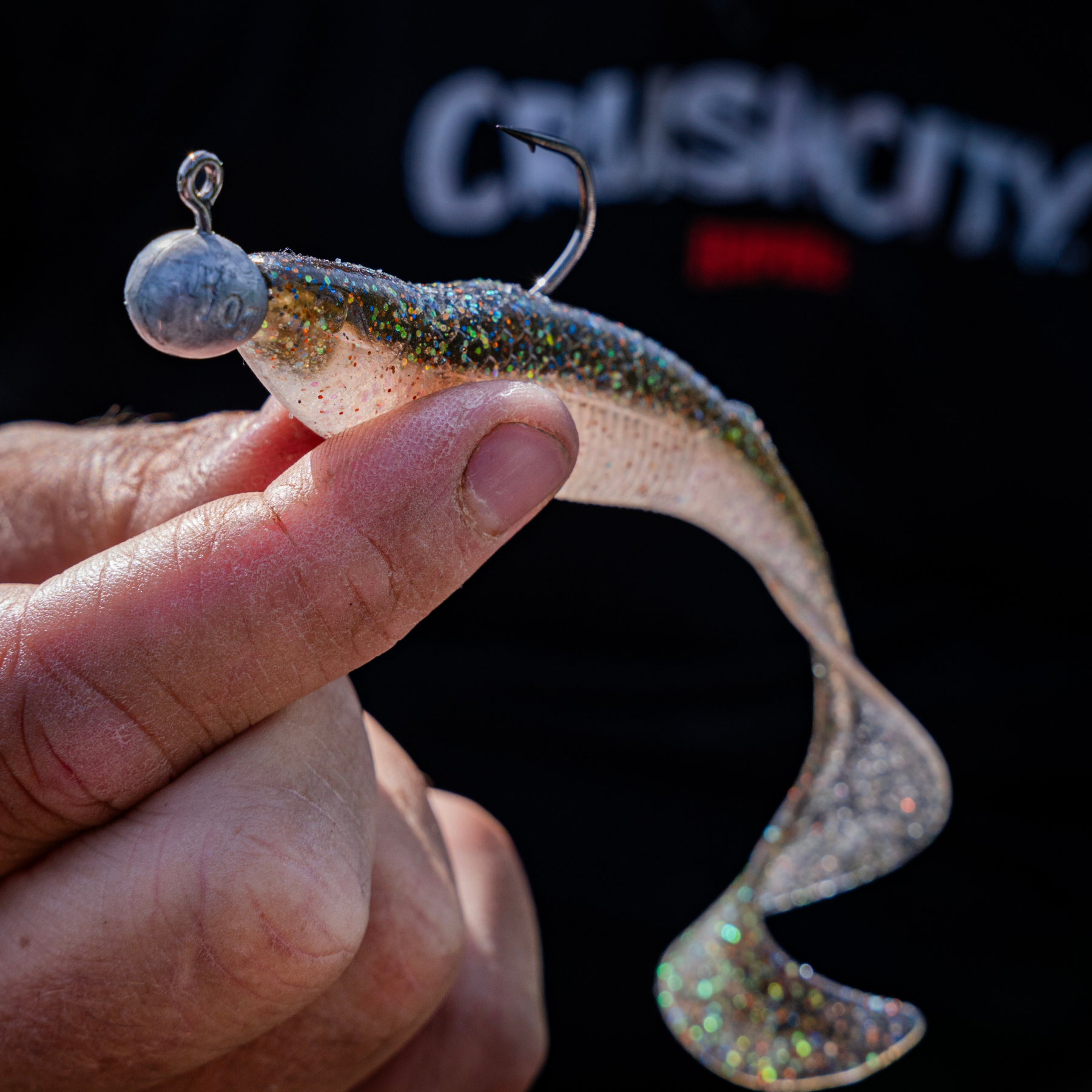 Rapala Crushcity The Curl 4" jigi 3kpl | Sparkle Shad
