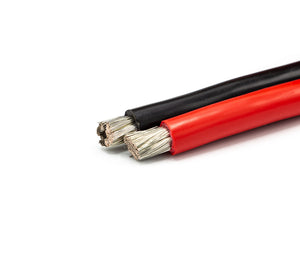 OceanFlex 25mm2 Tinattu akkukaapeli 1m | Red