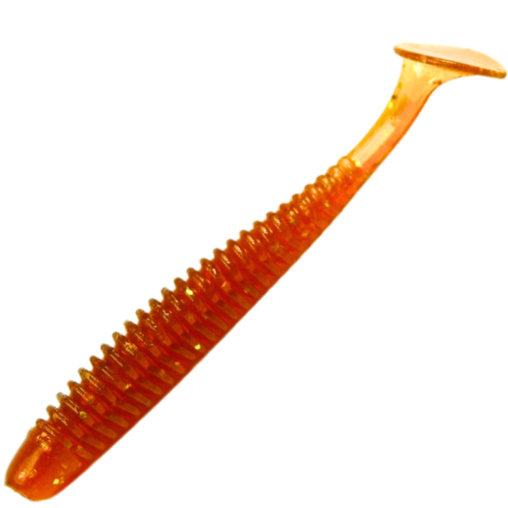 Noike Wobble Shad 2" Jigi 12kpl | #139 - Motoroil Gold