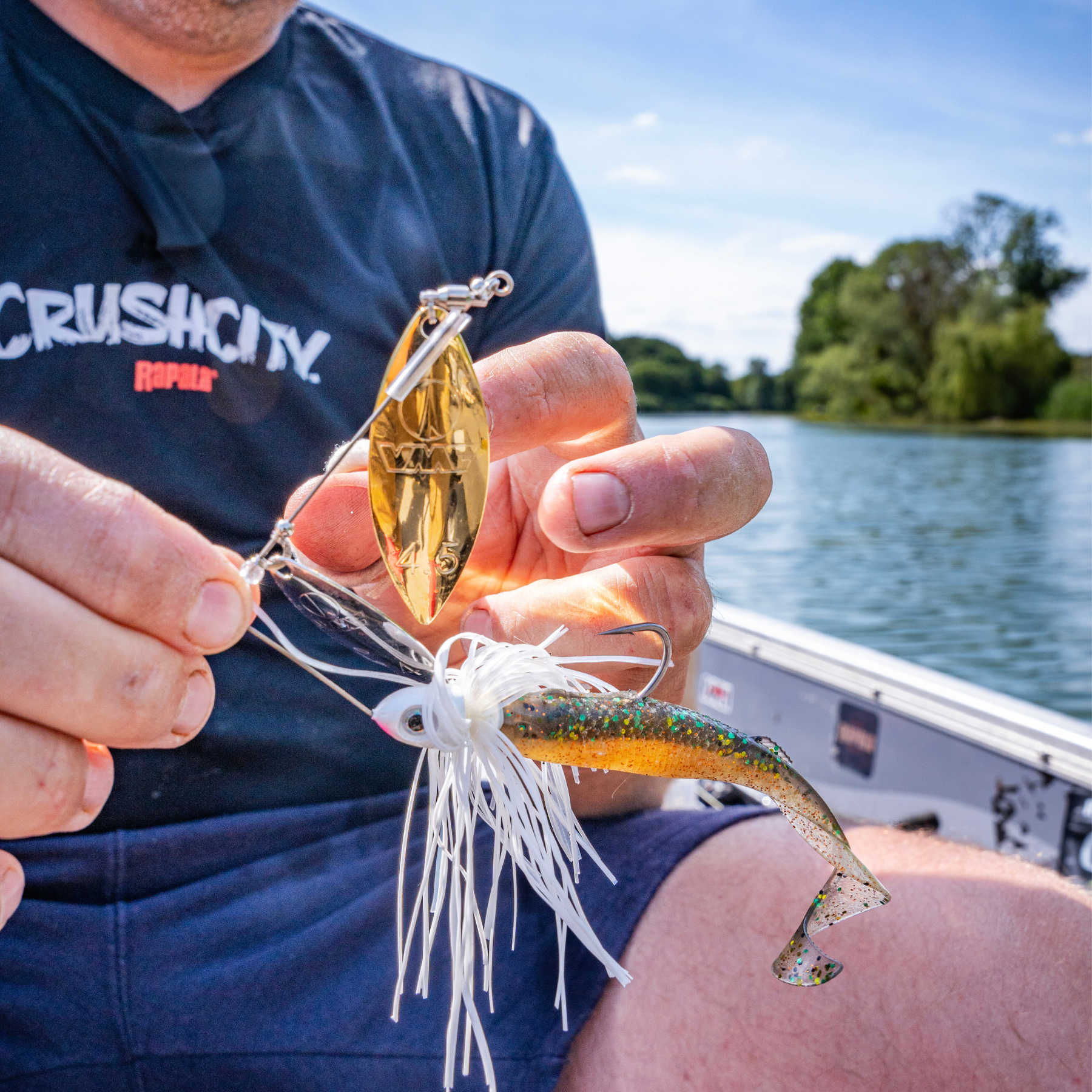 Rapala Crushcity The Curl 4" jigi 3kpl | Sparkle Shad
