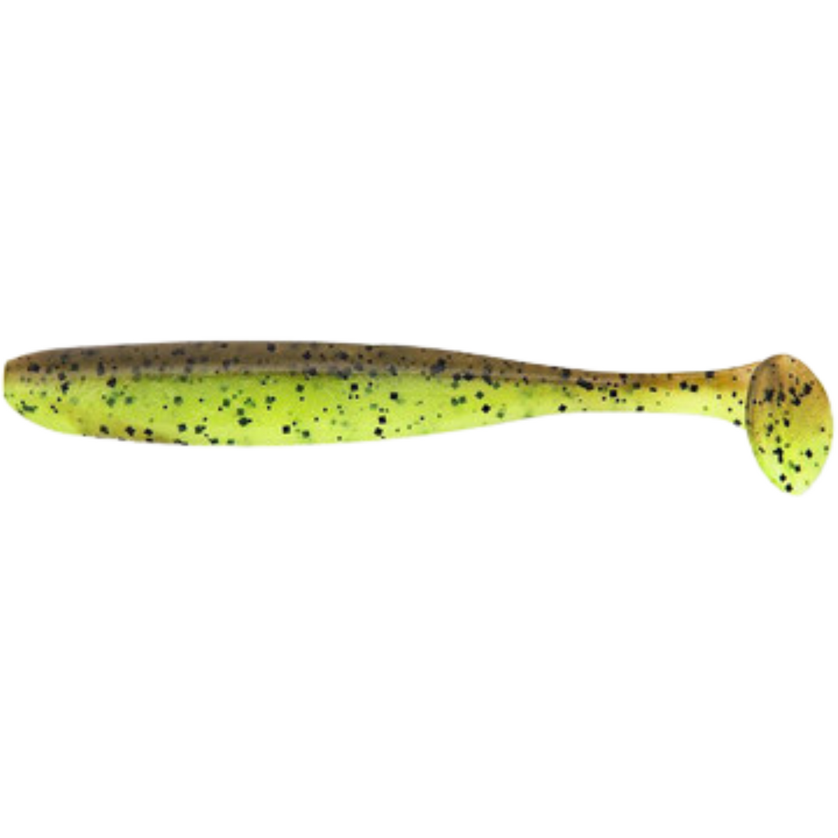 Keitech Easy Shiner Jigi 3&quot; 10kpl | Green Pumpkin / Chartreuse