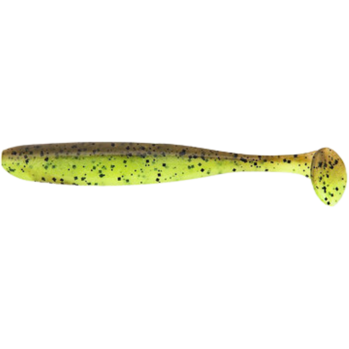 Keitech Easy Shiner Jigi 3.5" 7kpl | Green Pumpkin / Chartreuse