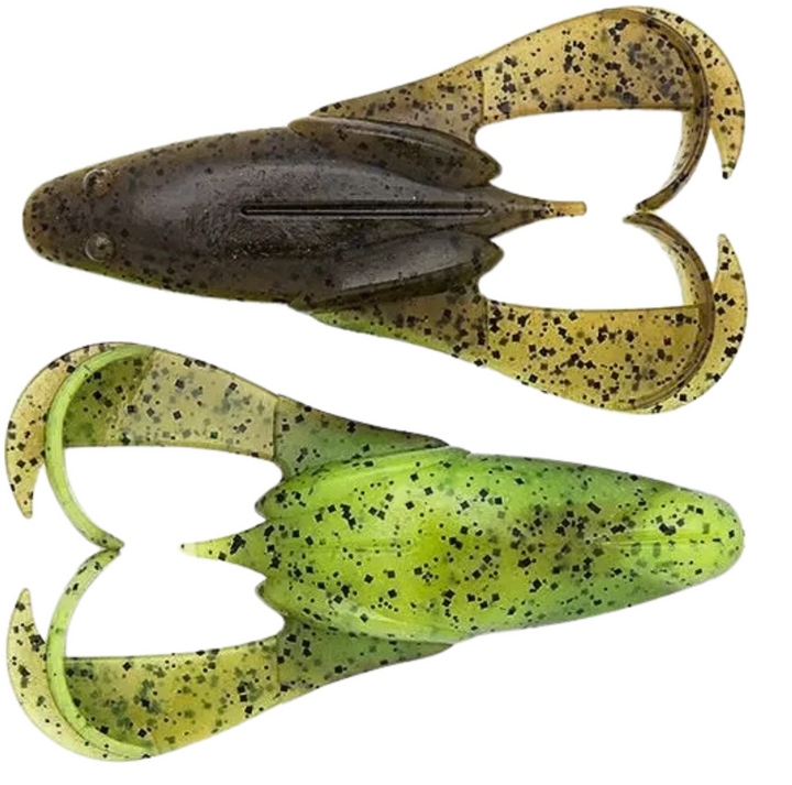 Keitech Noisy Flapper Jigi 3.5" 5kpl | Green Pumpkin Chartreuse